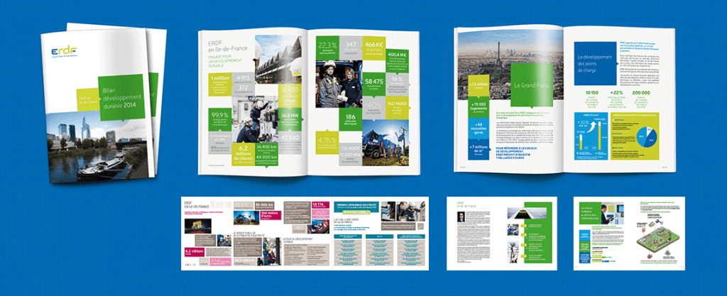 ERDF - Rapport développement durable : Leaflet : Brochure